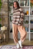 Braemar Stripey Knit Naturals